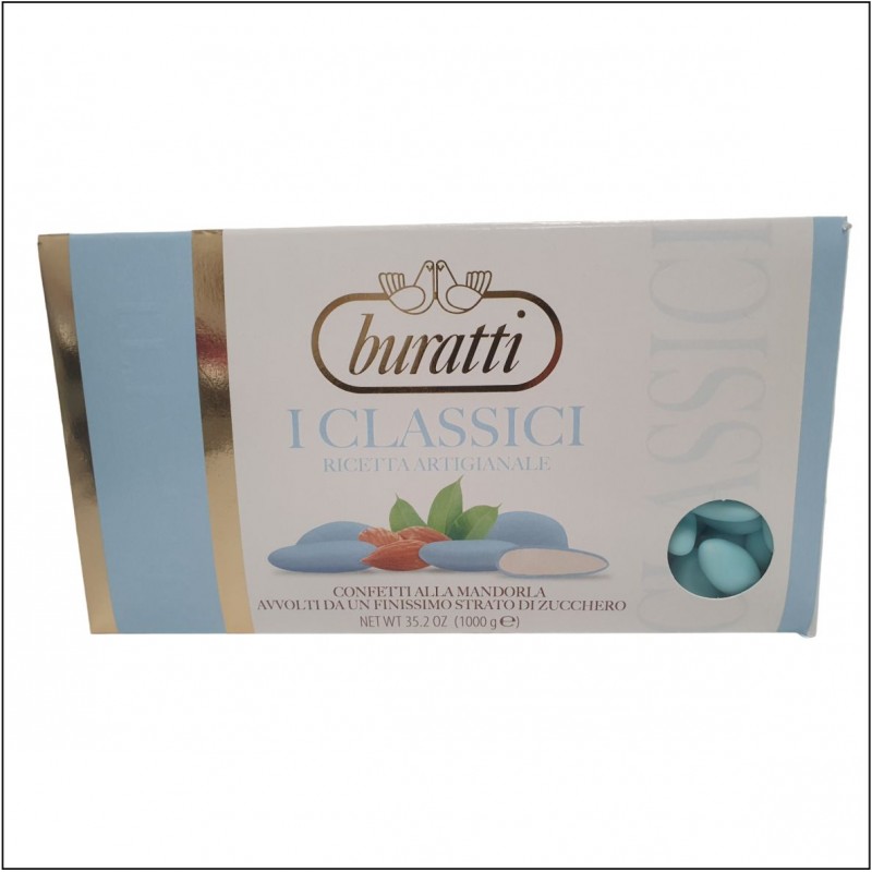 Confetti buratti mandorla pelata Azzurra 1000g